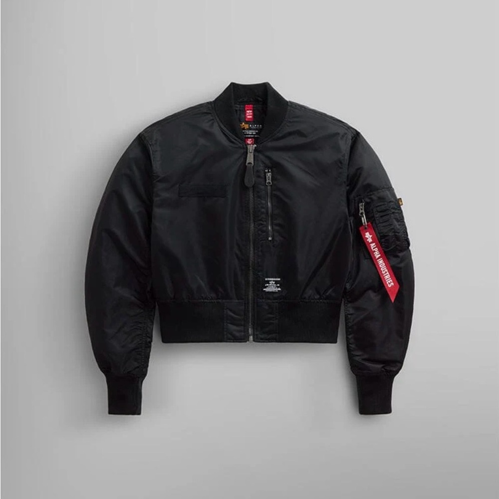 NWOT🔥Cropped L-2B Bomber Jacket